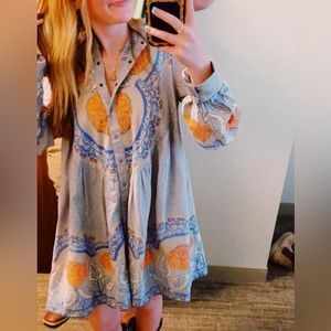 Free people Smell the Roses Dress